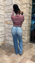 Load image into Gallery viewer, Parker Distressed Wide Leg Jeans