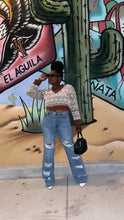 Load image into Gallery viewer, Urban Edge Distressed Wide Leg Jeans