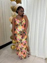 Load image into Gallery viewer, Island Muse Cowl Neck Maxi Dress