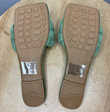 Load image into Gallery viewer, Luxe Weave Slide Sandals (Sage)
