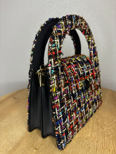 Load image into Gallery viewer, Night Out Tweed Purse Multicolor Tweed