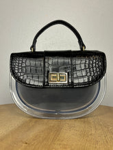 Load image into Gallery viewer, The Monae Black / Clear Purse