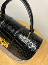 Load image into Gallery viewer, The Monae Black / Clear Purse