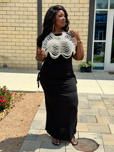 Load image into Gallery viewer, Details:Pearls, Metal Body Chain Adjustable