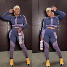Load image into Gallery viewer, Fit & Fun 2 Piece -NAVY Active Wear