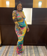 Load image into Gallery viewer, Vicky V-Deep Neck Maxi Dress