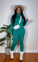 Load image into Gallery viewer, Marsha- MOCK NECK 2PC PANTS SET