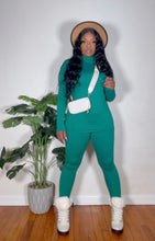 Load image into Gallery viewer, Marsha- MOCK NECK 2PC PANTS SET