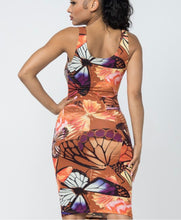 Load image into Gallery viewer, Be A Colorful Butterfly Tank MIDI Dress