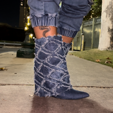 Load image into Gallery viewer, The Jump Off Denim Boot
