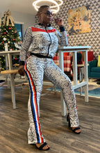 Load image into Gallery viewer, white python print tracksuit
